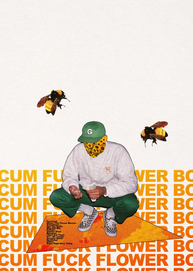 Tyler, The Creator: Flower Boy metal tablo