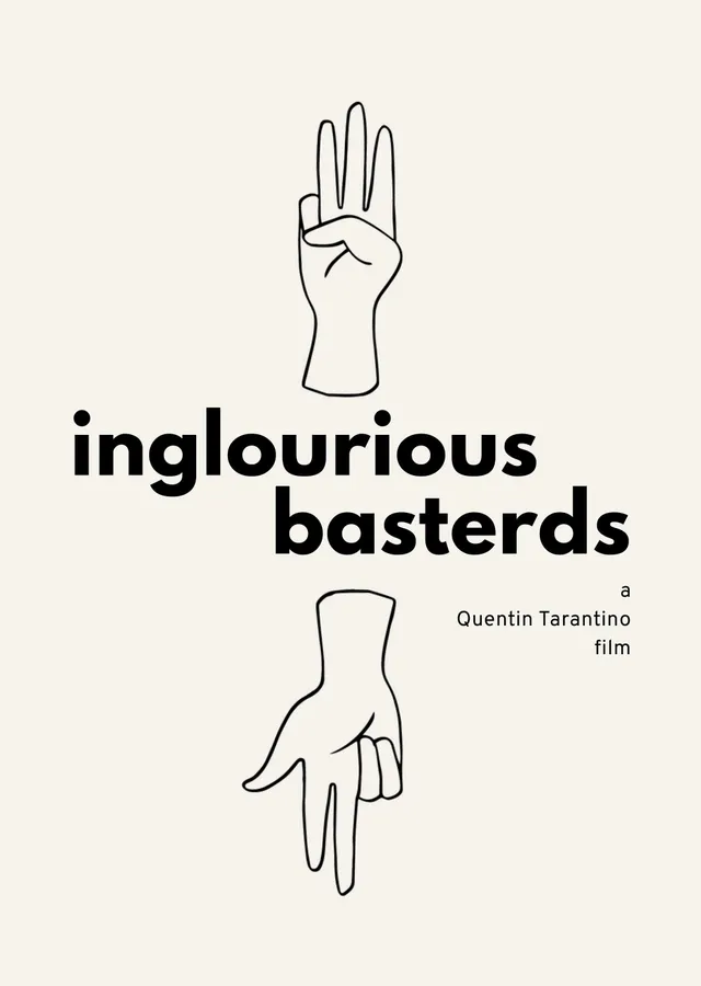 Inglourious Basterds - Soysuzlar Çetesi metal tablo
