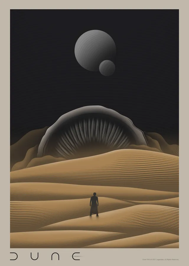 Dune: Kurak Gezegen metal tablo