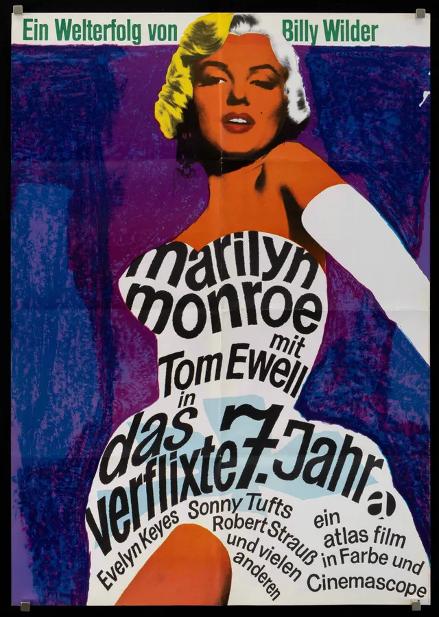 Marilyn Monroe: Das Verflixte 7. Jahr metal tablo