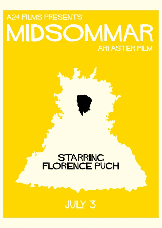 Midsommar Film metal tablo