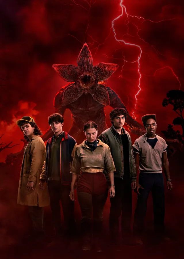Stranger Things - Kızıl Yıldız Canavarıyla Korkunç Grup metal tablo