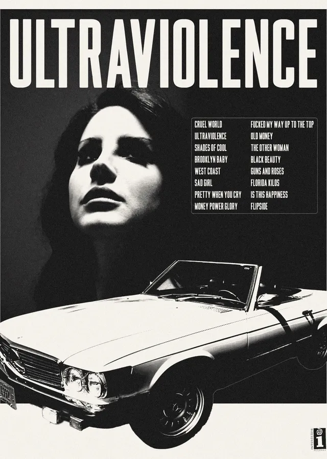 ULTRAVIOLENCE metal tablo
