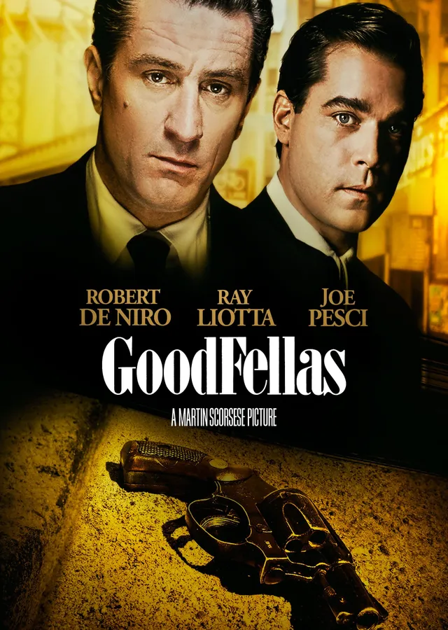Goodfellas - Sıkı Dostlar, Sarı ışık, Tabanca ve Ünlü Yüzler metal tablo