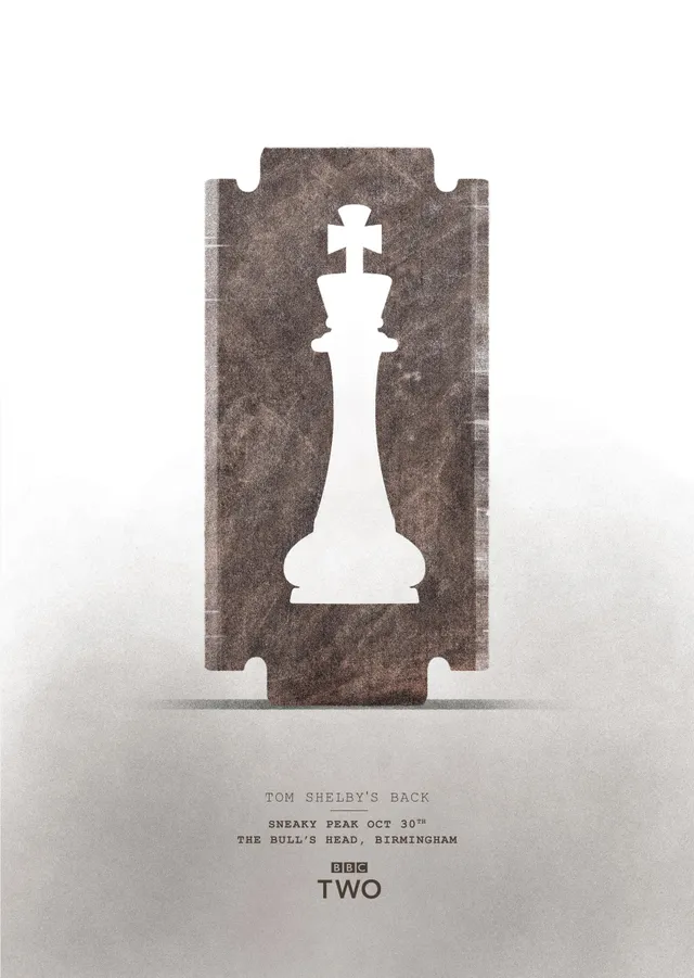 Peaky Blinders: Tommy Shelby Geri Dönüyor metal tablo