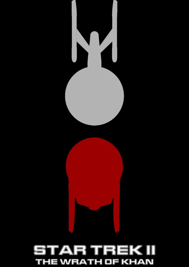Star Trek II: The Wrath of Khan metal tablo