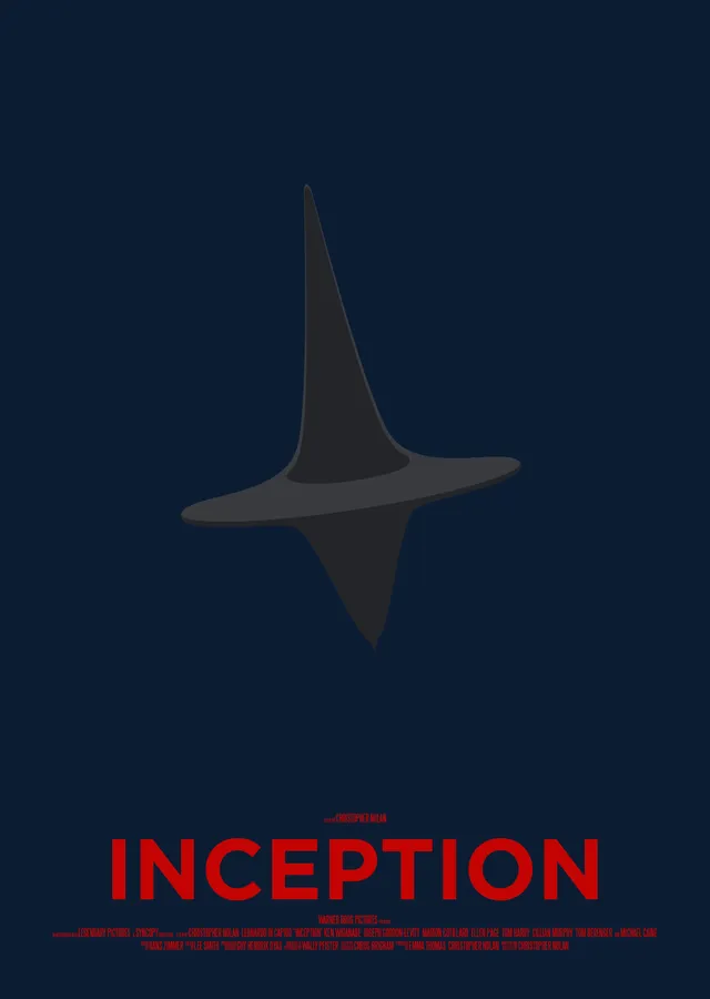 Inception Film metal tablo