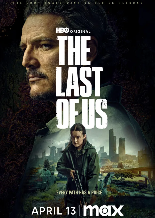 The Last of Us - Pedro Pascal ve Bella Ramsey metal tablo
