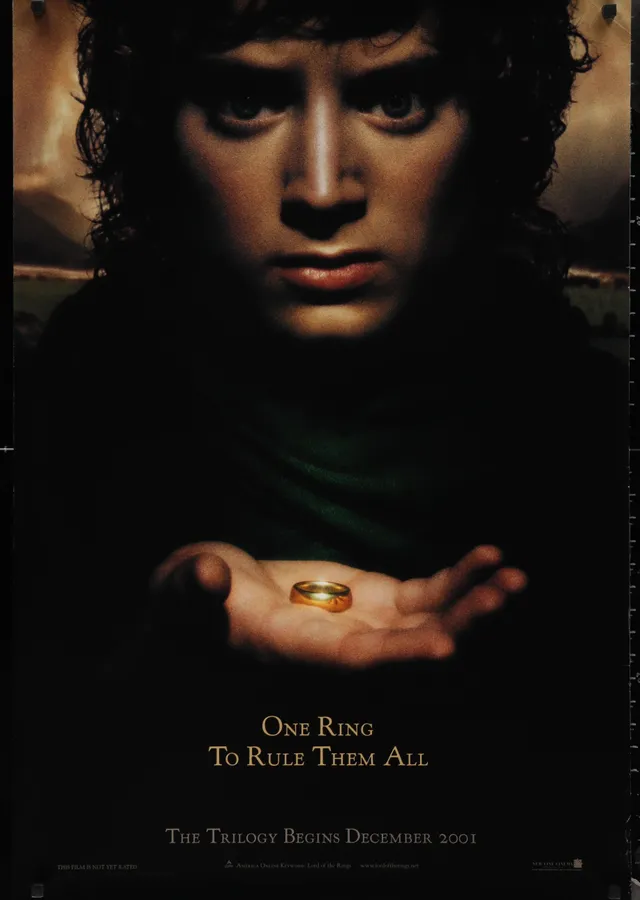 The Lord of the Rings - Yüzüklerin Efendisi: Yüzük metal tablo