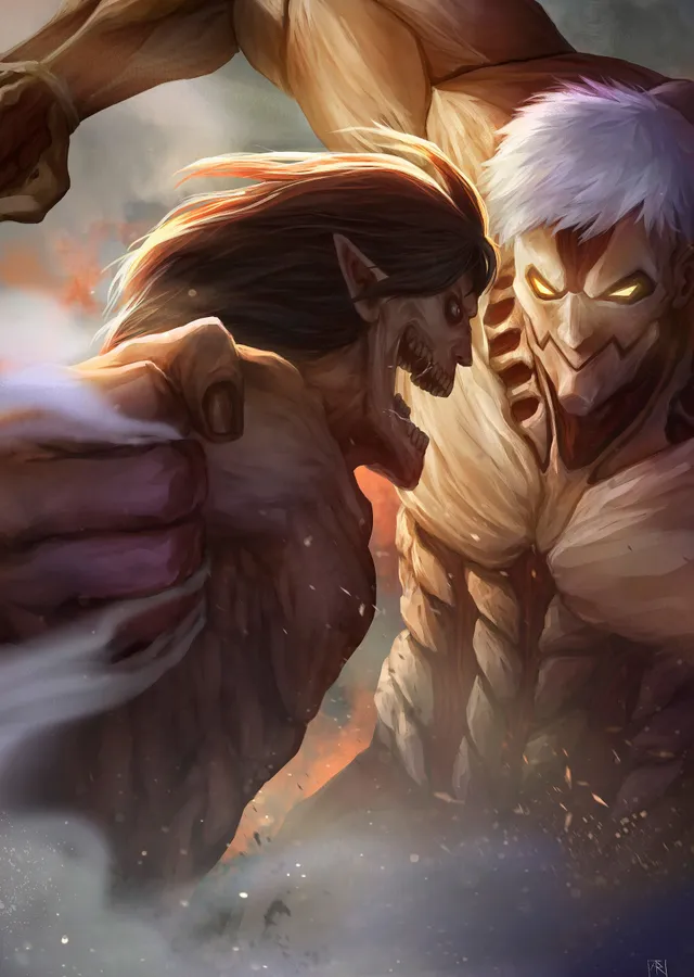Attack on Titan: Titan Savaşı metal tablo