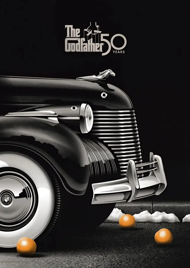 The Godfather - Baba 50. Yıl metal tablo