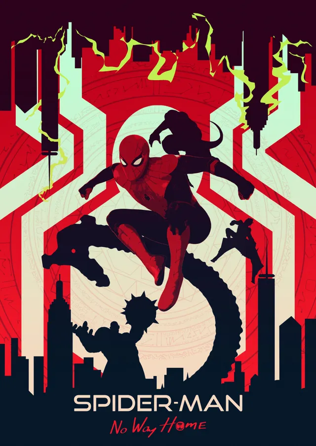 Örümcek Adam: Eve Dönüş Yok - Spider-Man: No Way Home metal tablo