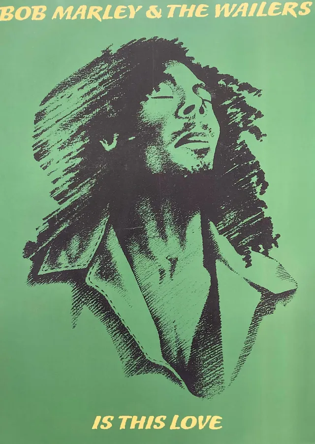 Bob Marley & The Wailers: Is This Love metal tablo