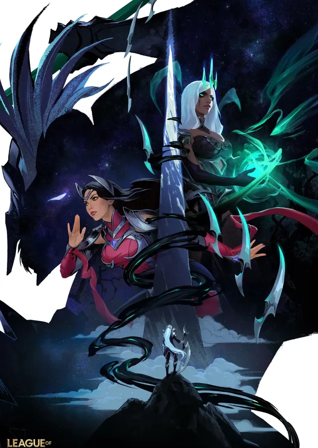 League of Legends: Rise of the Sentinels metal tablo