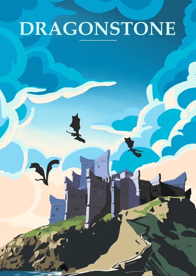 Dragonstone metal tablo