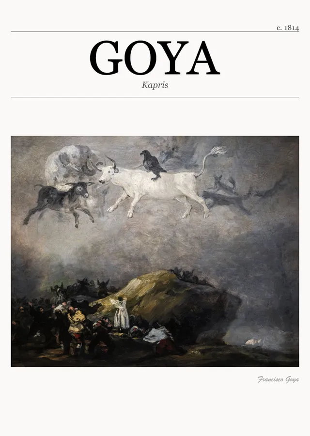 Kapris - Goya metal tablo