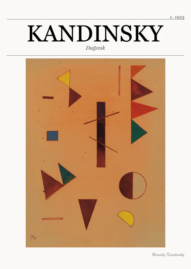 Wassily Kandinsky - Dağınık metal tablo