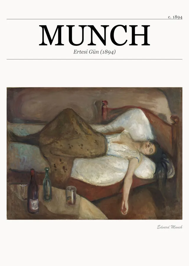 Ertesi Gün - Munch metal tablo