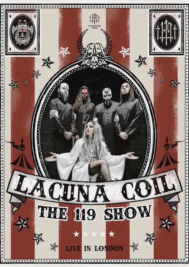 Lacuna Coil: 119 Gösterisi - Londra'da Canlı metal tablo