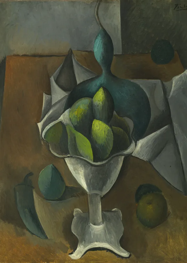 Picasso: Meyve Kasesi metal tablo