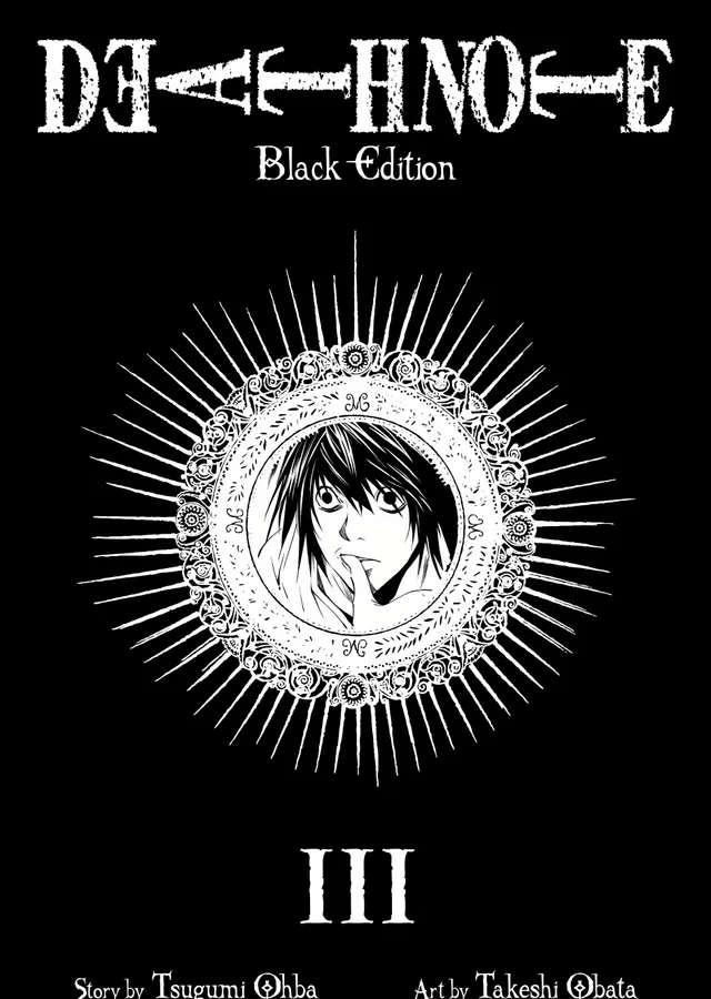 Death Note Black Edition III metal tablo