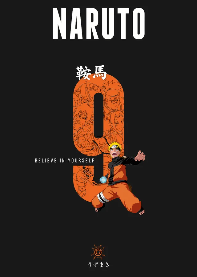Naruto: İnan Kendine metal tablo