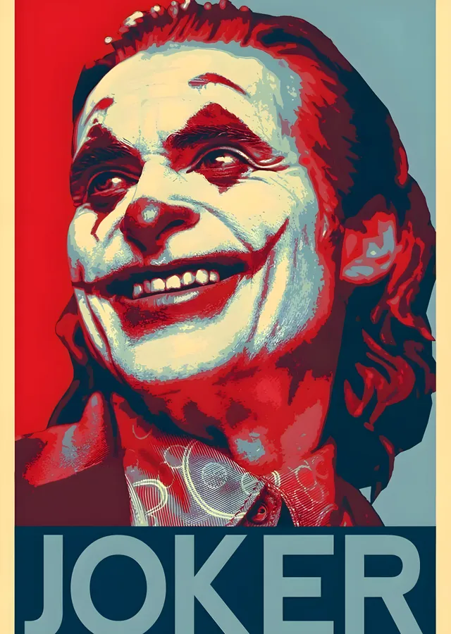 Joker: Efsanelerle Dönüşüm metal tablo