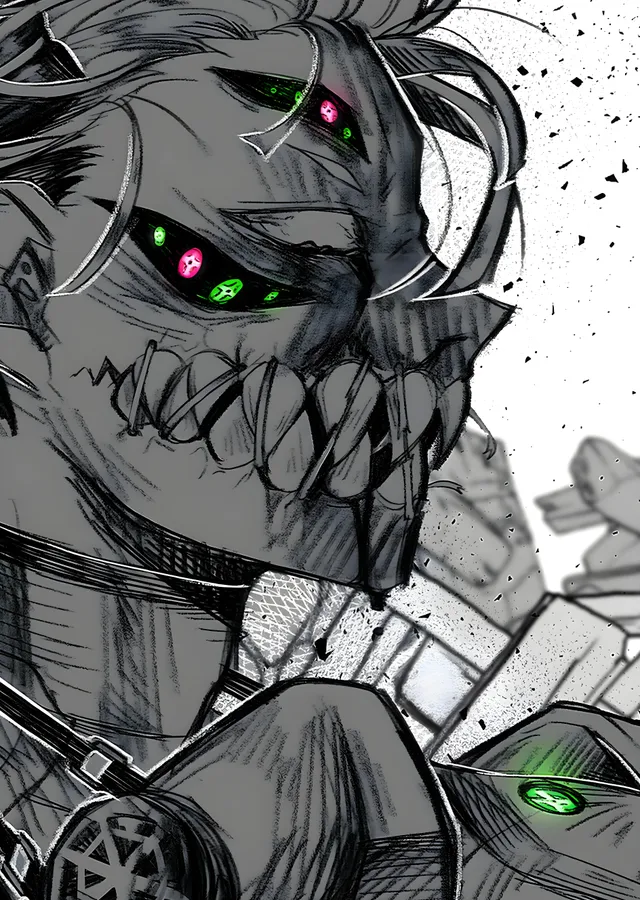 Kaiju No 8: Özel Görüntü metal tablo