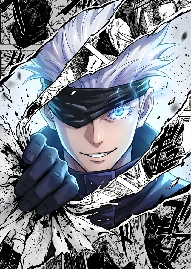 Jujutsu Kaisen: Gojo Satoru'nun Gücü metal tablo