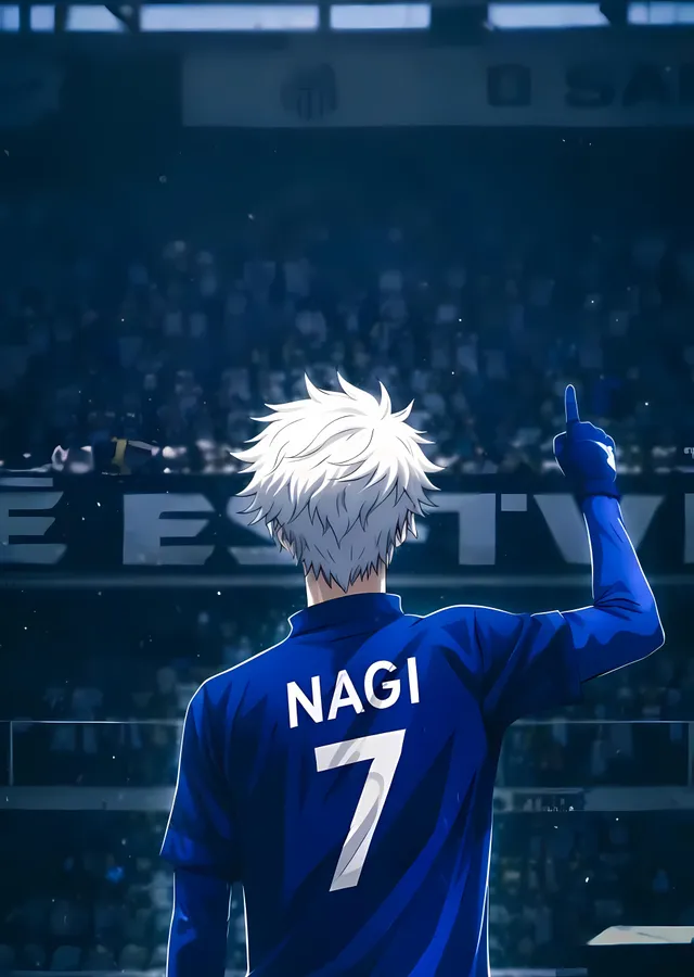 Nagi Seishiro: Mavi Sahada Yükselen Yıldız metal tablo