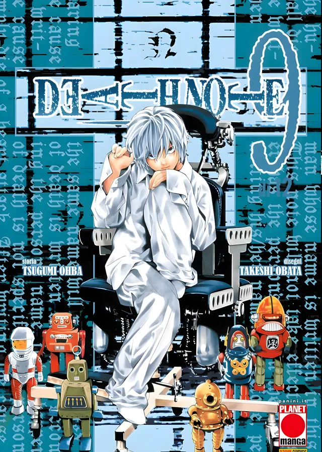 Death Note Vol. 9 metal tablo