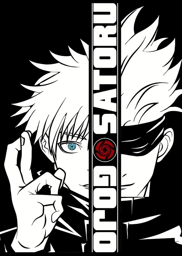 Gojo Satoru: Anime metal tablo