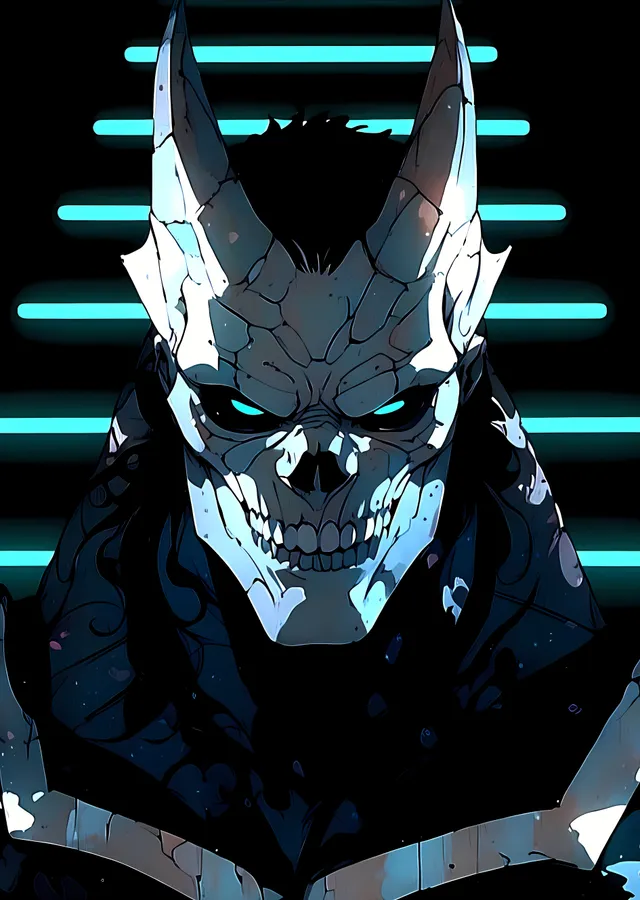 Kaiju No. 8: Kaiju Yüzü metal tablo