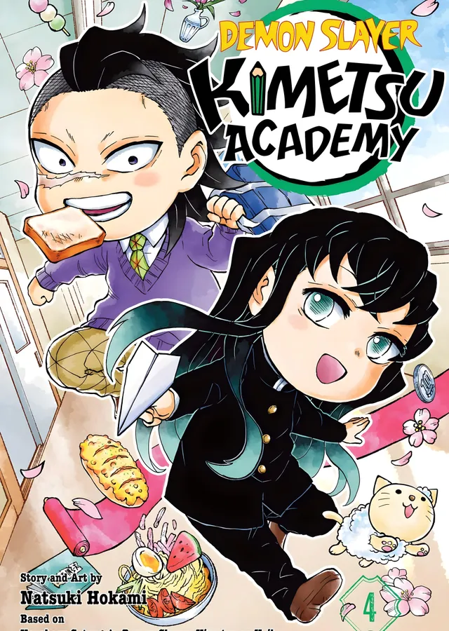 Demon Slayer: Kimetsu Academy Vol. 4 metal tablo