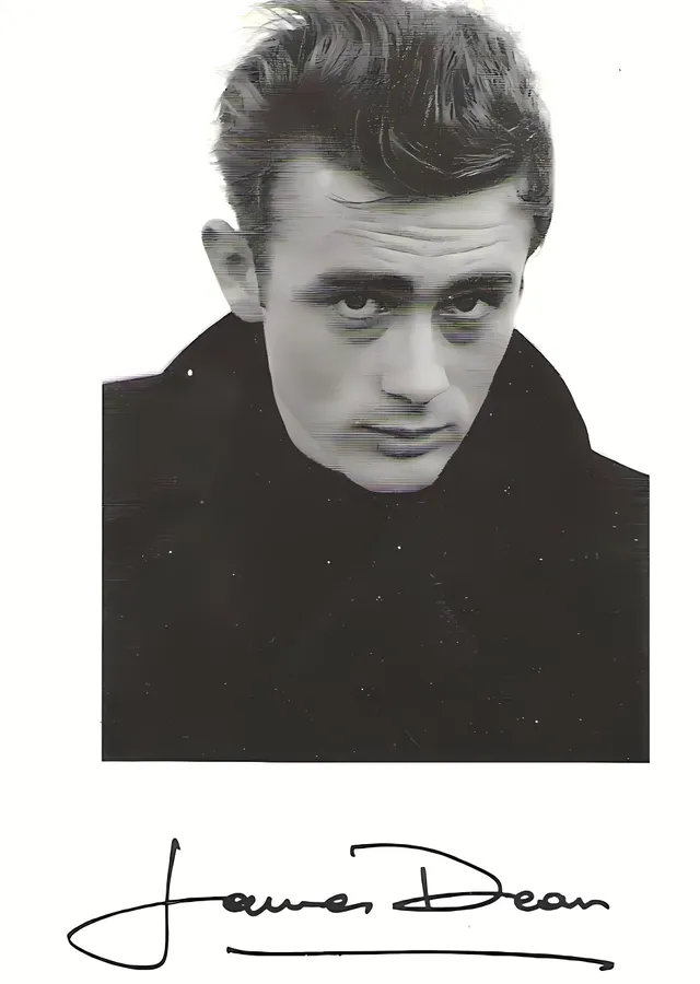 James Dean: İkonik Portre metal tablo