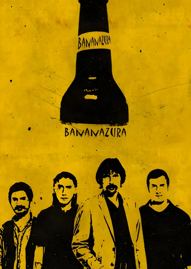 Behzat Ç.: Bananazura metal tablo