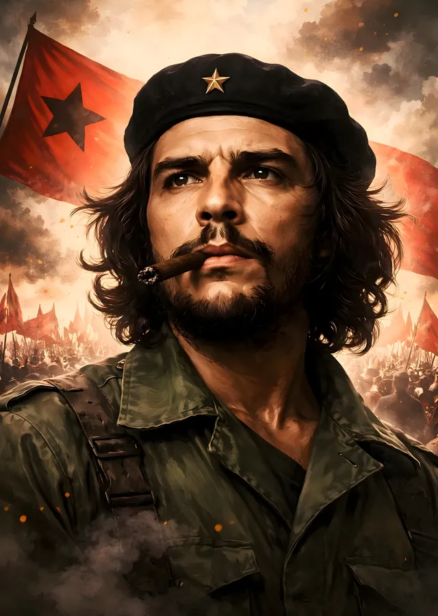 Che Guevara metal tablo