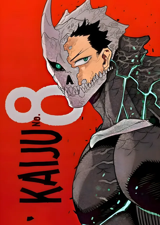 Kaiju No. 8: Boynuzlu ve Dişli Karakter metal tablo