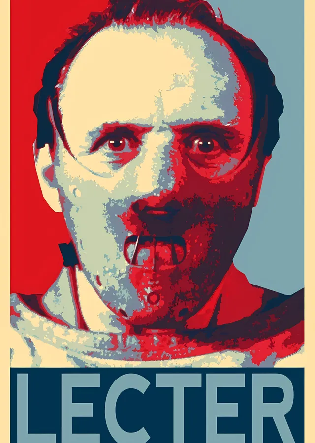 Hannibal Lecter: Korku Portresi metal tablo
