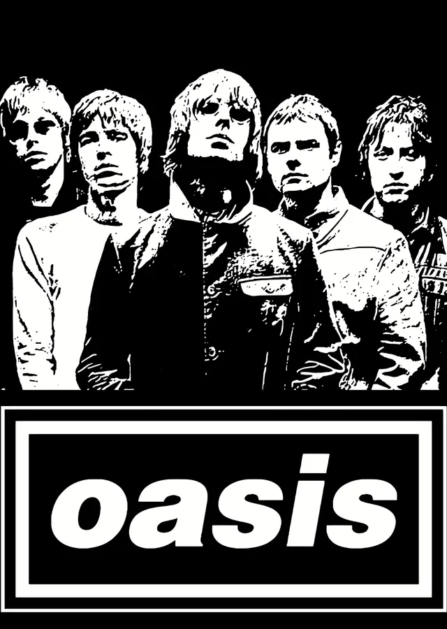 Oasis metal tablo