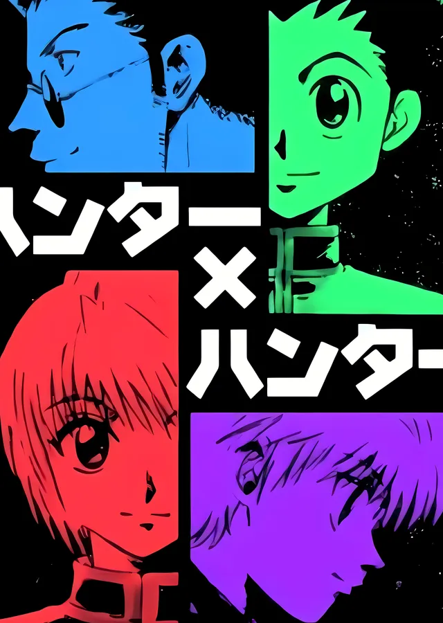 Hunter x Hunter Karakterleri metal tablo