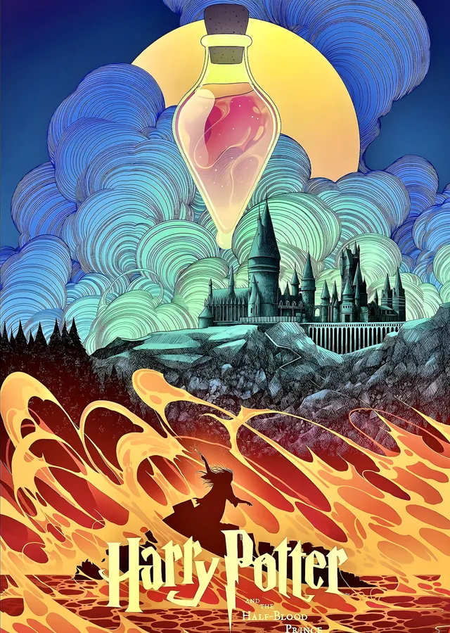 Harry Potter ve Melez Prens: Hogwarts'ın Gizemi metal tablo