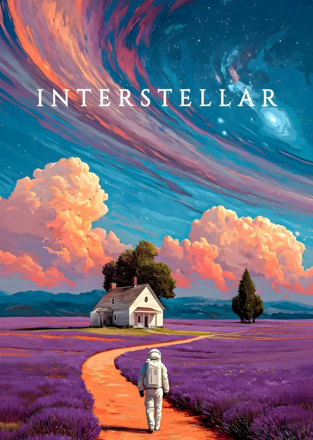 Interstellar: Yıldızlararası Yolculuk metal tablo