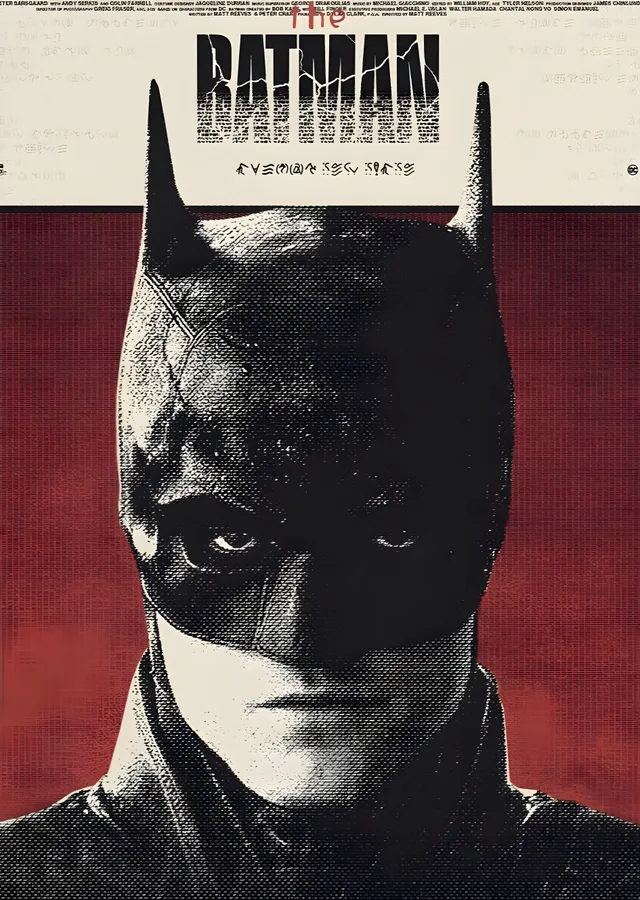 The Batman: Gotham'ın Kara Şövalyesi metal tablo