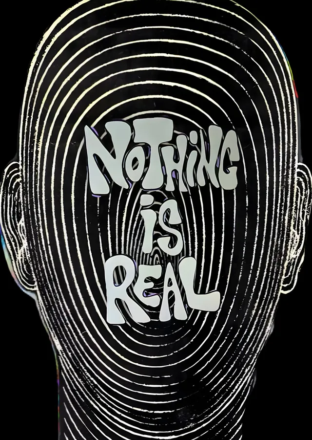 Nothing is Real metal tablo
