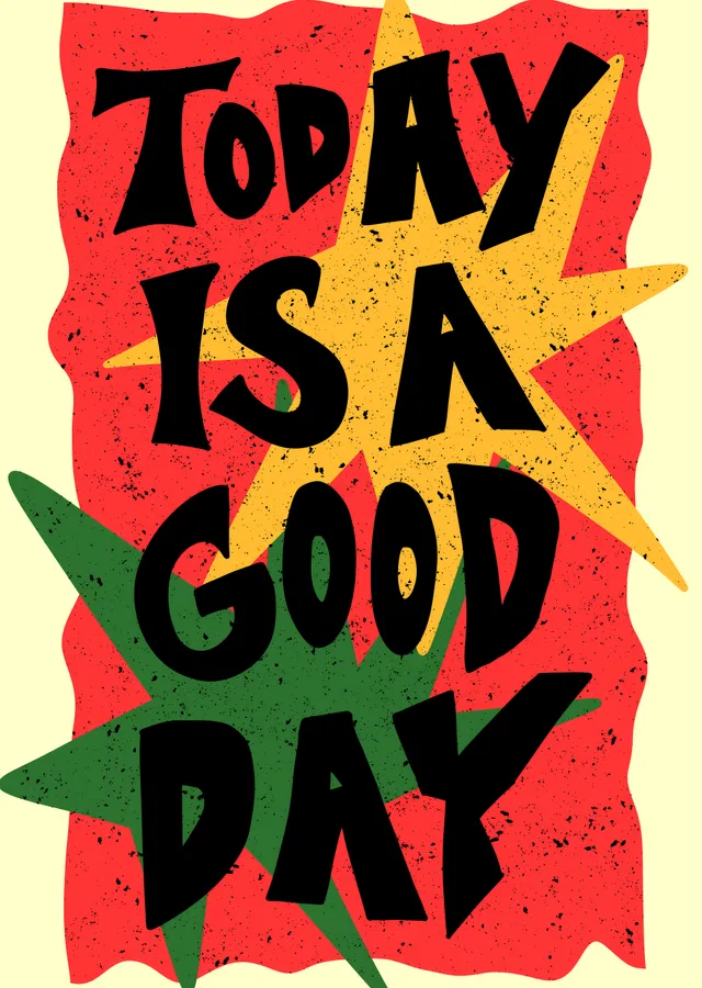 Today Is a Good Day metal tablo