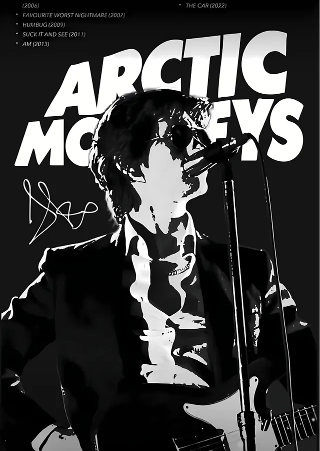 Arctic Monkeys: The Car metal tablo