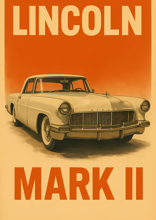 Lincoln Mark II: Amerikan Klasiği metal tablo
