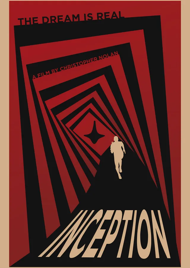 Inception: The Dream is Real metal tablo
