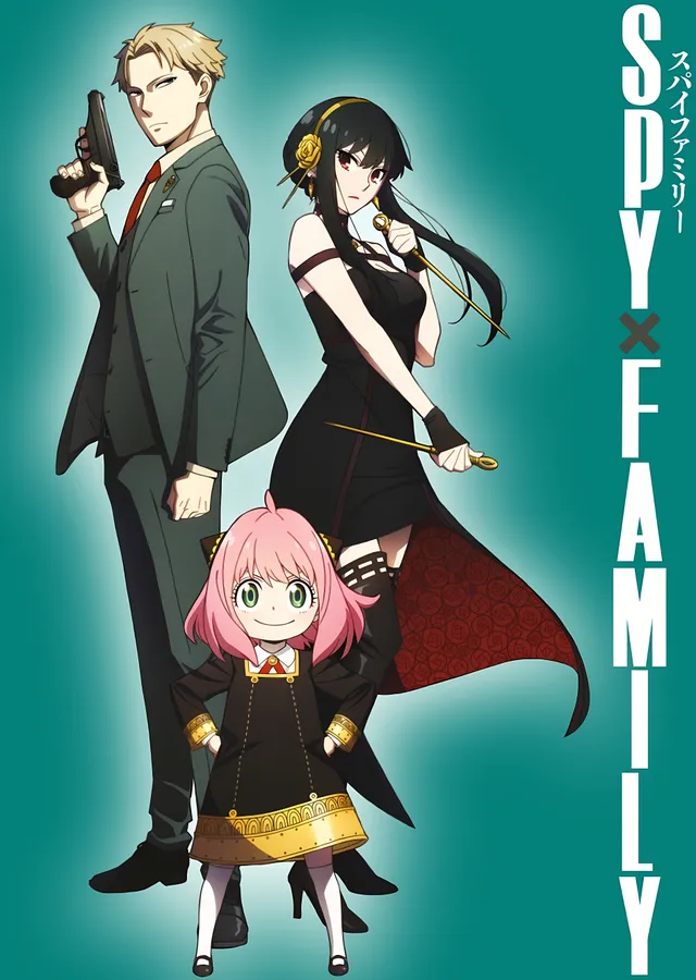 Spy x Family Karakterleri metal tablo